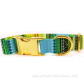 New Design Friendly Colorful Printing Dog Collar
